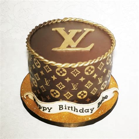 lv cakes|Lv birthday cake.